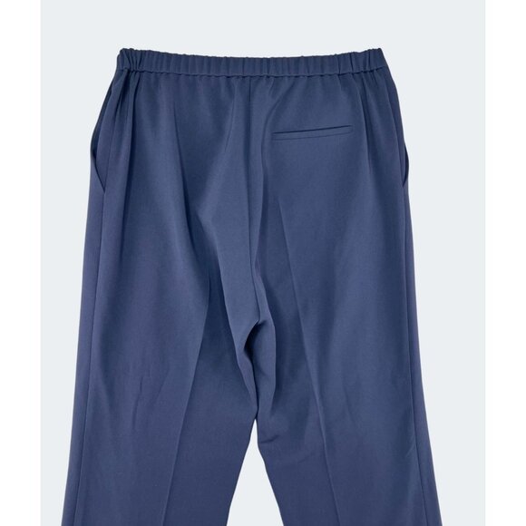Hugo Boss Tahwena Womens Navy Blue Slim Fit Trousers Pull-On Dress Pants Size 8 - Picture 5 of 16